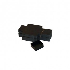 Lot 50 black cardboard boxes Modular :56x51x25mm