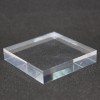 Lotto 10 piedistallo in plexiglass + 1 vetrina espositiva 50x50x10mm gratuita